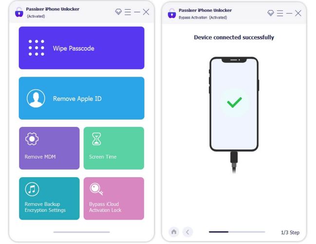 Passixer Bypass iCloud Activation Lock | iRemoval Pro