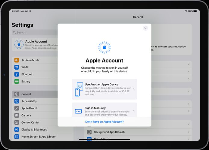 set up iPad | Factory Reset iPad Without Apple ID