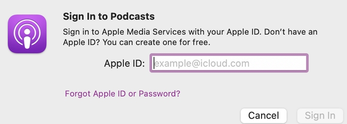 sign in Apple podcasts | Apple ID Locked for Security Reasons