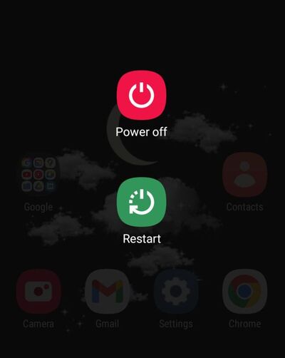 fix android enter pin to unlock not working using safe mode step 1