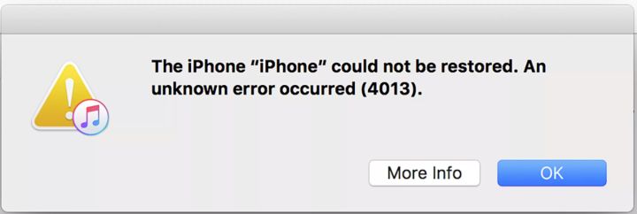 message | Fix iPhone Error 4013