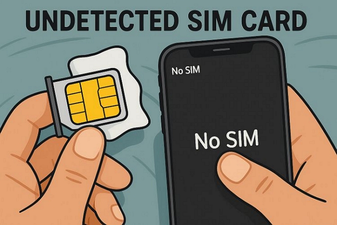 undetected SIM card | Fix No SIM iPhone