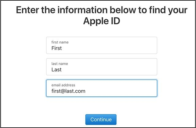 Apple ID 情報を入力してください | Apple ID なしで iPhone パスコードを解除する