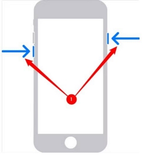 hold volume down and power | Put iPhone into Recovery Mode