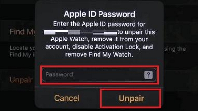 How to remove apple id from apple watch without password hotsell