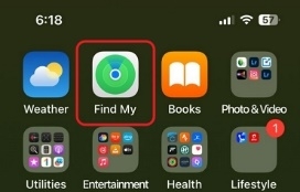 open Find My | Unlink Two iPhones with the Same Apple ID
