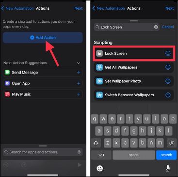 type Lock Screen | Remove Camera on iPhone Lock Screen
