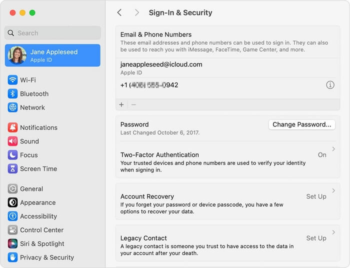 change Apple ID password on Mac | Unlock iPad Without Password