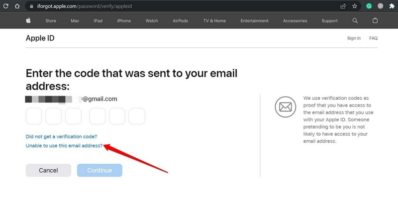 email address | Reset Apple ID Password Without Phone Number