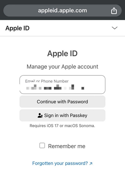 Continue With Password | Reset Apple ID Password Without Phone Number