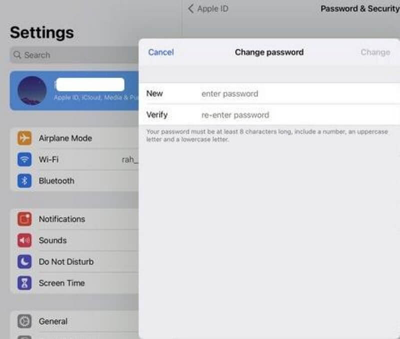 new iCloud password | Reset Apple ID By Email