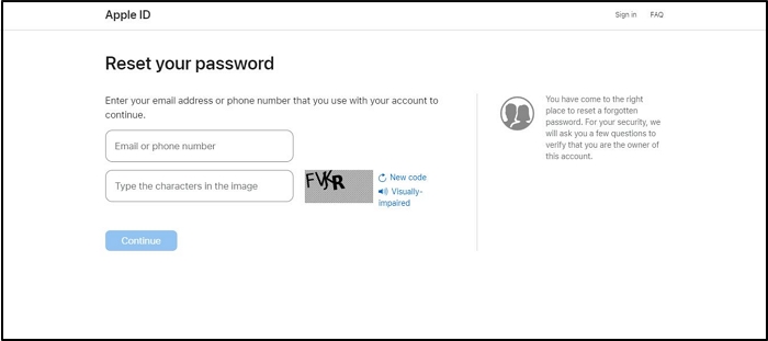Apple IDアカウント名を入力 | Apple IDなしでiPhoneパスコードを解除
