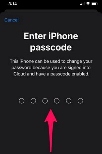 enter your iPhone or iPad passcode | Remove iCloud From iPhone Without Password