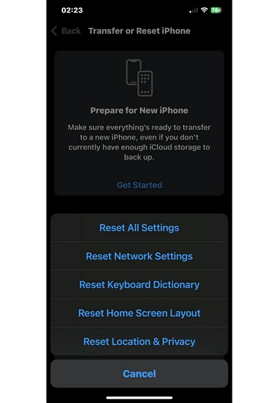 Reset Network Settings | Fix Error Connecting to Apple ID Server