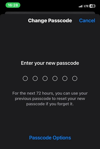 set a new passcode | iPhone Passcode Expired Disable