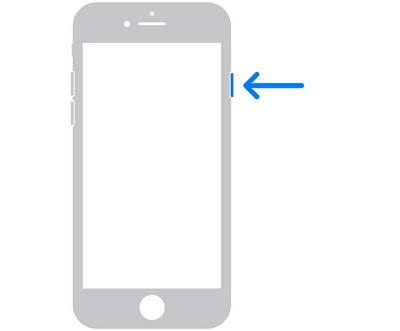 Side button | Fix Error Connecting to Apple ID Server