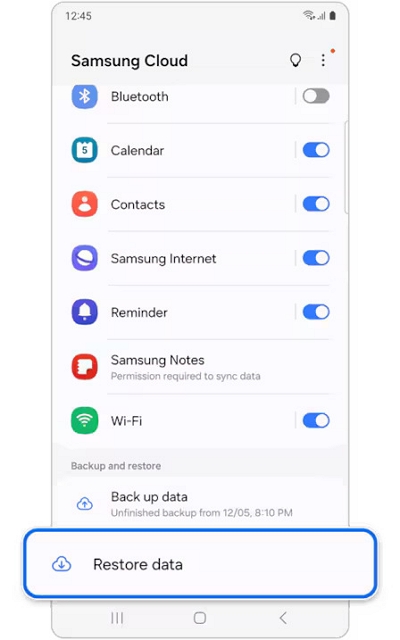 Restore Data | Samsung tablet factory reset without password