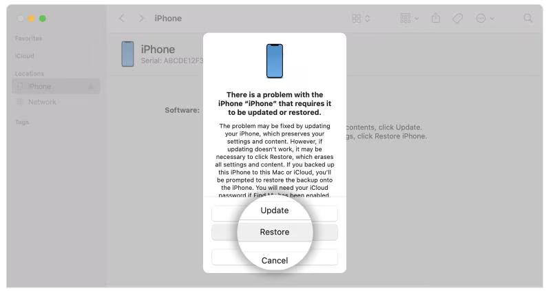 restore iPhone in Recovery Mode via iTunes | Reset iPhone from Lock Screen