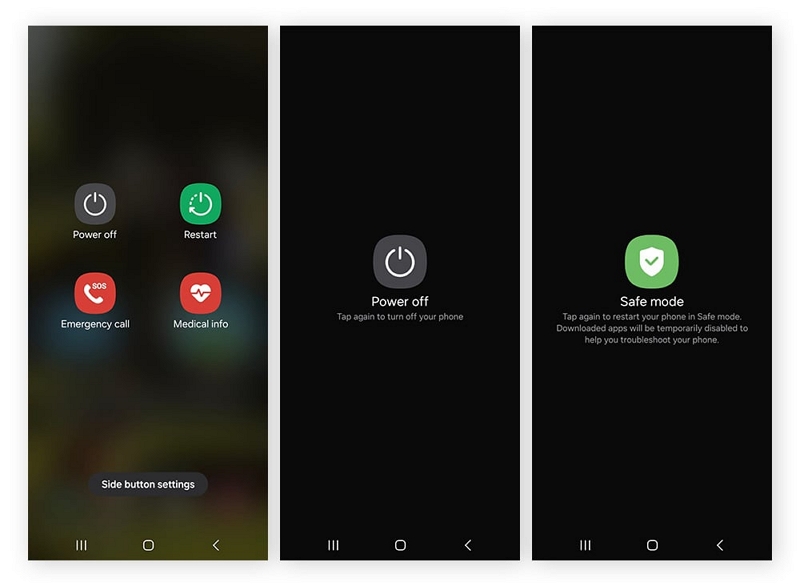 power button | how to bypass android lock screen without factory reset
