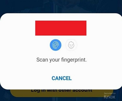 use biometric information | secure startup lg bypass