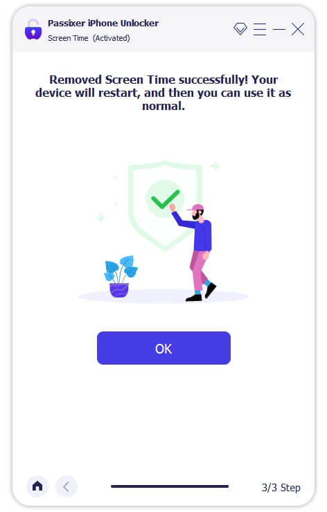 Passixer iPhone Unlocker step 3 | Bypass Parental Controls on iPhone