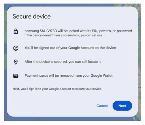 secure device | unlock samsung tablet with google account