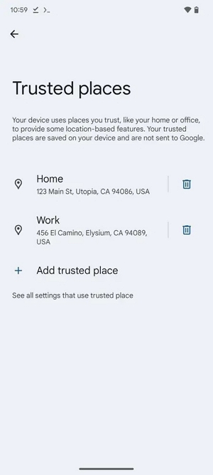 Location Services | secret code to unlock android phone password