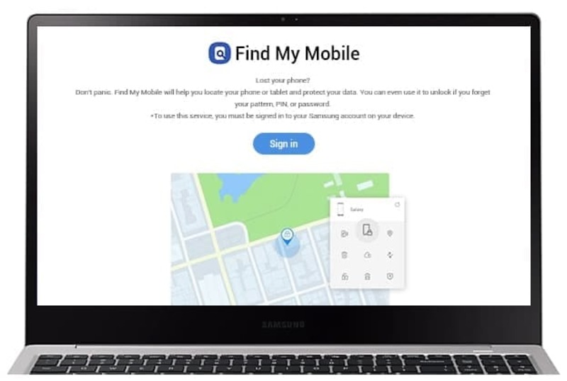 unlock samsung without google account step 1