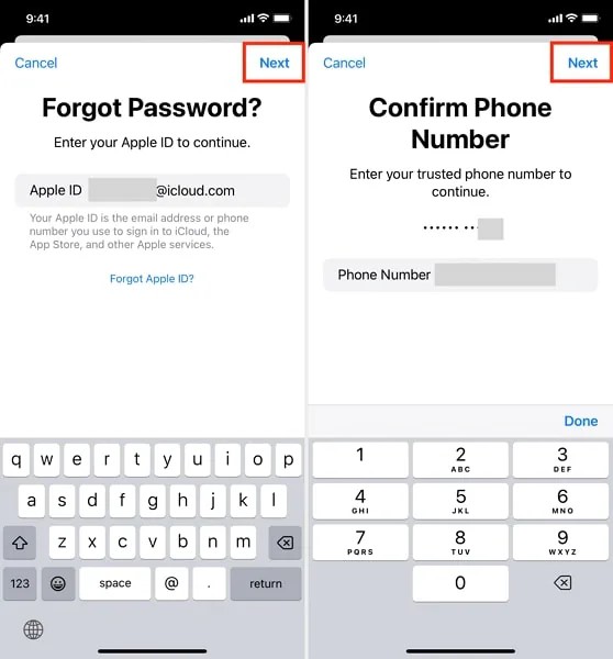 Log Out of Apple ID without Password Using the Apple Support App Step 3
