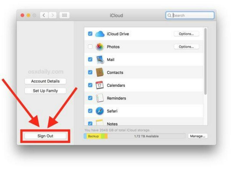 Overview Tab | Fix Error Connecting to Apple ID Server