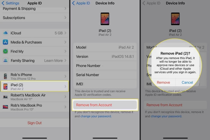 sign out of iCloud in Settings | Unlock iCloud Locked iPhone