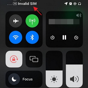 carrier lock | Invalid SIM iPhone