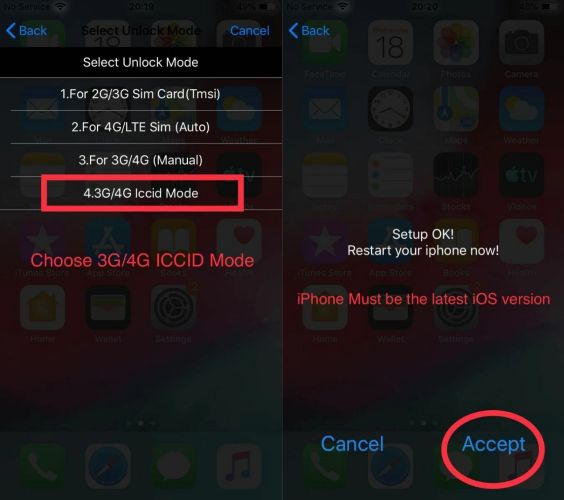 restart iPhone | R-SIM Card