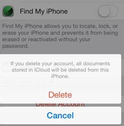 log out of Apple ID in Settings step 5 | Sign out of iCloud without password