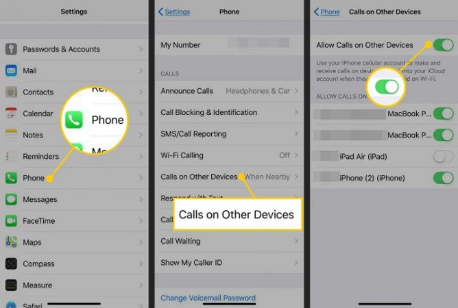turn off device for call | Unlink Two iPhones with the Same Apple ID