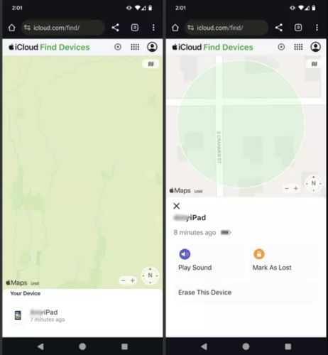 tap Erase This Device | Turn off Find My iPhone on iCloud