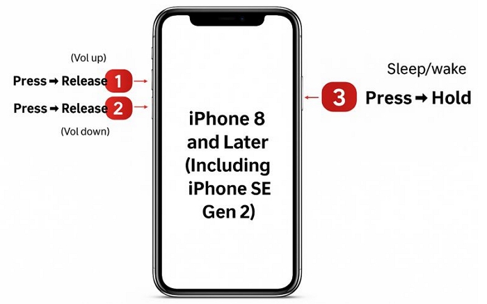 force restart iPhone 8 | Turn off Find My iPhone Alert