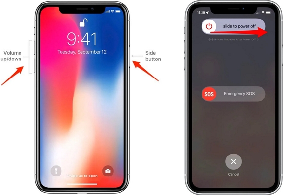 shut down iPhone with buttons | Turn Off iPhone Lock Screen