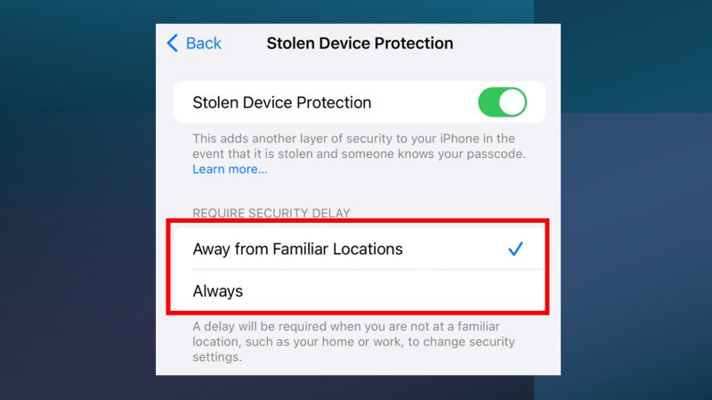 set require delay as always | Turn off Security Delay on iPhone