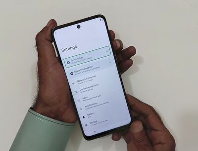 Open Settings step 4 | Bypass Motorola FRP without Computer