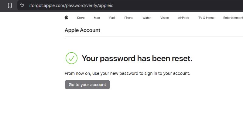 新しいデバイスにログイン | iforgot apple com
