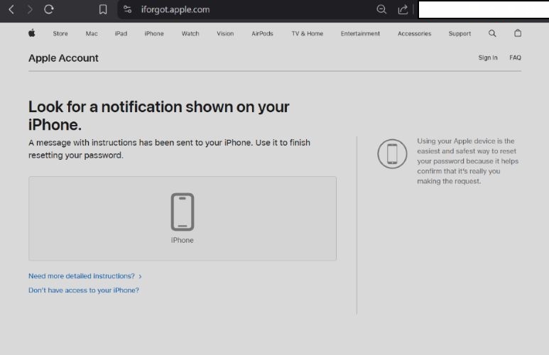 CAPTCHA を完了してください | iforgot apple com