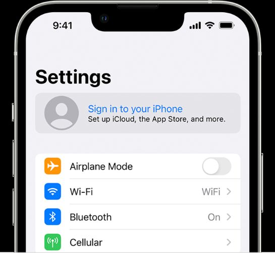 iPhoneにサインイン | iforgot apple com