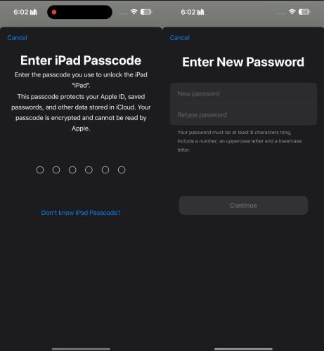 新しいパスワードを入力してください | iforgot apple com