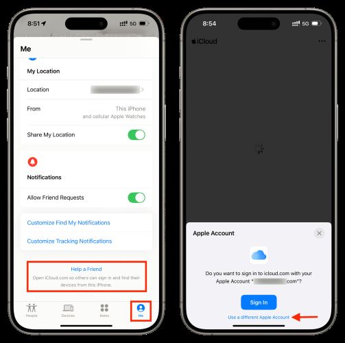 tap Use a different Apple Account | Unlock Disabled iPod