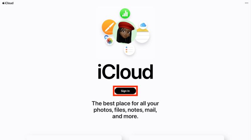 sign in iCloud | Unlock Disabled iPod