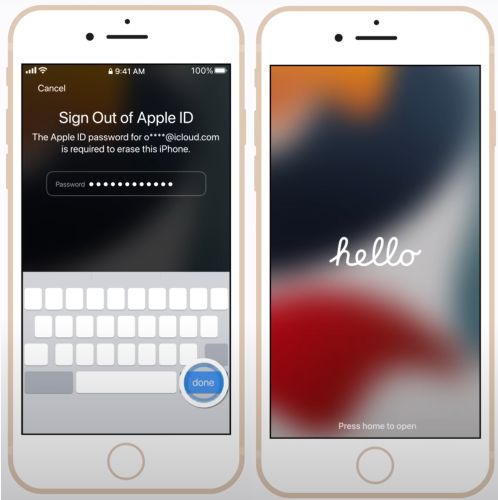 hit Done | Unlock Disabled iPod