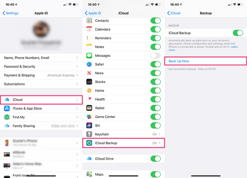 Use iCloud Backup | Unlock Encrypted iPhone Backup Without Password