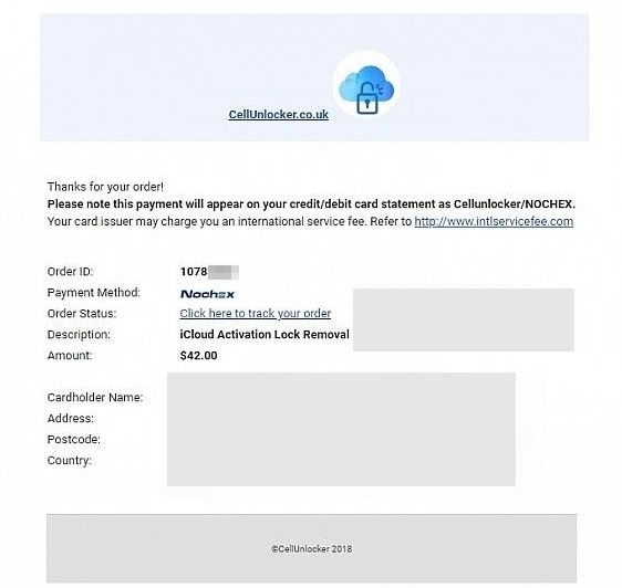FMI OFF email | CellUnlocker Net Review