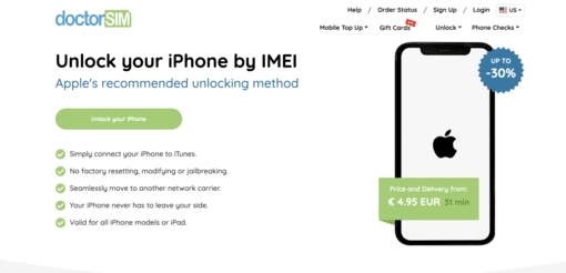 access doctorSIM | Unlock iPhone for International SIM Card 